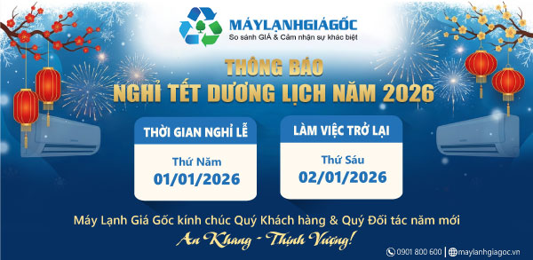 Lịch nghỉ Tết Dương lịch năm 2026